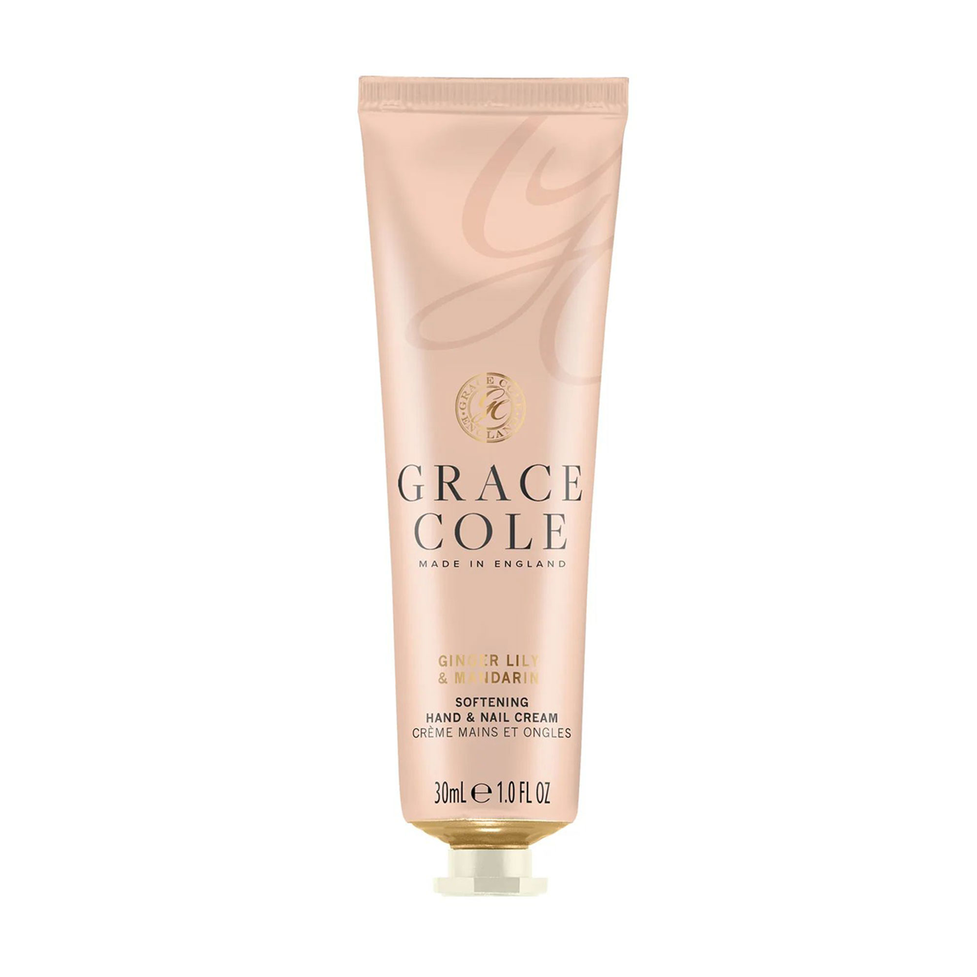 Крем для рук та нігтів Grace Cole Softening Hand &amp; Nail Cream Імбир, лілія та мандарин, 30 мл